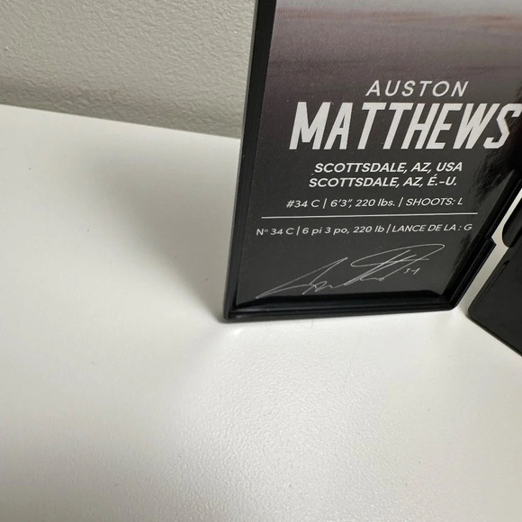 Tim Hortons NHL superstar collectible  sticks 34 Matthews - Picture 8 of 9